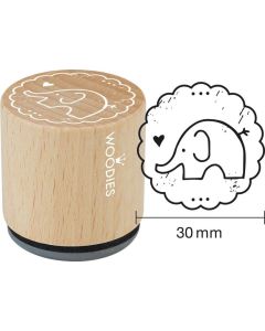 Hobby Stempel - Woodies Stempel - Olifant