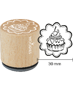 Hobby Stempel - Woodies Stempel - Cupcake