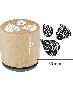 Hobby Stempel - Woodies Stempel - 3 Bladeren