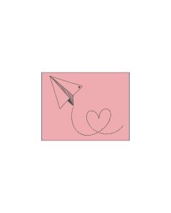Hobby Stempel - May & Berry Stempel - Papieren Vliegtuigje