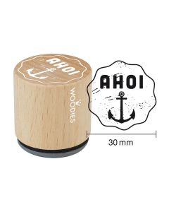 Hobby Stempel - Woodies Stempel - Ahoi