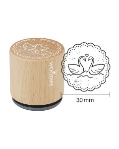 Hobby Stempel - Woodies Stempel - Zwanen