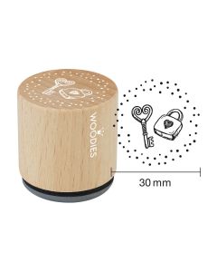Hobby Stempel - Woodies Stempel - Slot en Sleutel