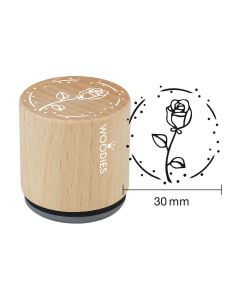 Hobby Stempel - Woodies Stempel - Roos
