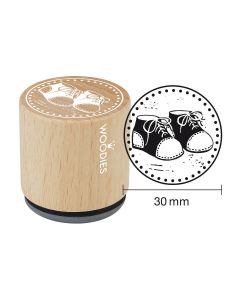 Hobby Stempel - Woodies Stempel - Baby schoenen