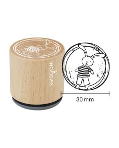 Hobby Stempel - Woodies Stempel - Konijn