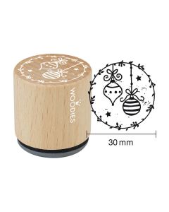 Hobby Stempel - Woodies Stempel - Kerstbal