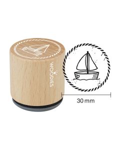 Hobby Stempel - Woodies Stempel - Zeilboot