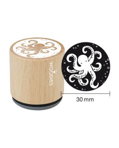 Hobby Stempel - Woodies Stempel - Octopus