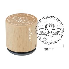 Hobby Stempel - Woodies Stempel - Zwanen